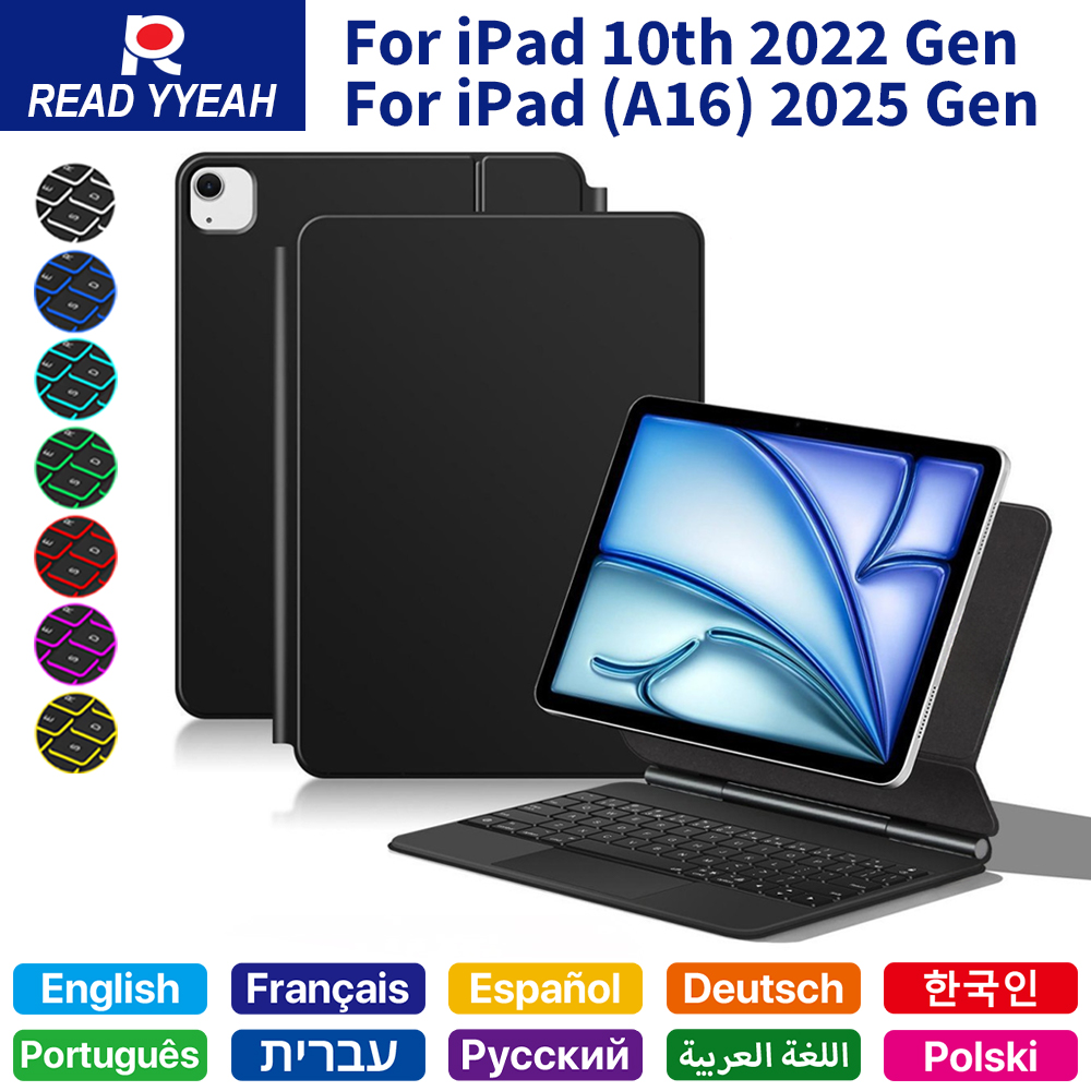 Tablet Ipad Accessories - Keyboard Ajaib 2026 dengan Bluetooth untuk