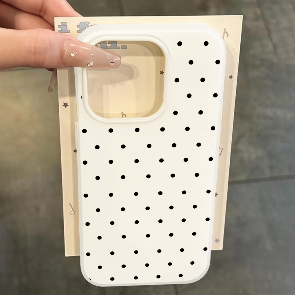 Tablet And Accessories Case - Casing Minimalis Motif Polka Dot Anti