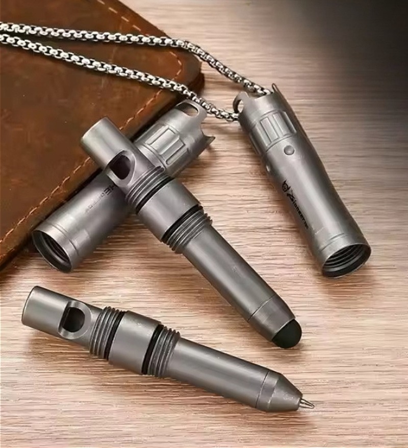 Tablet Pencil Accessories - Pena EDC dari Paduan Titanium dengan