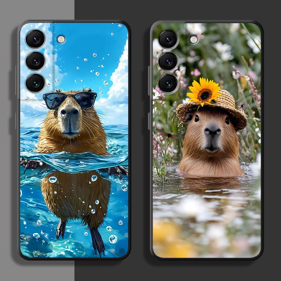 Tablet And Accessories Case - Casing Capybara Liburan untuk Samsung Galaxy