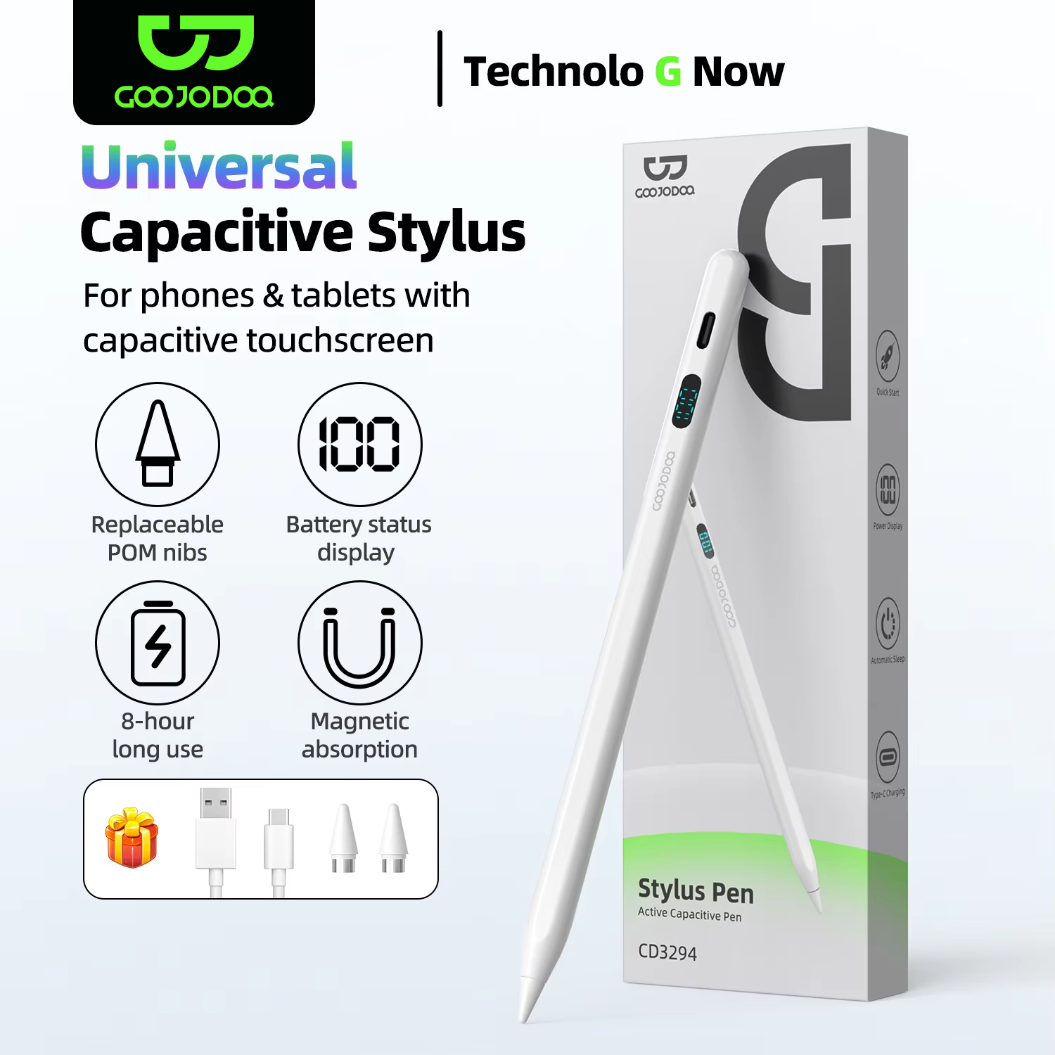 Tablet Accessories Choice Store - Stylus kapasitif universal pintar untuk pena