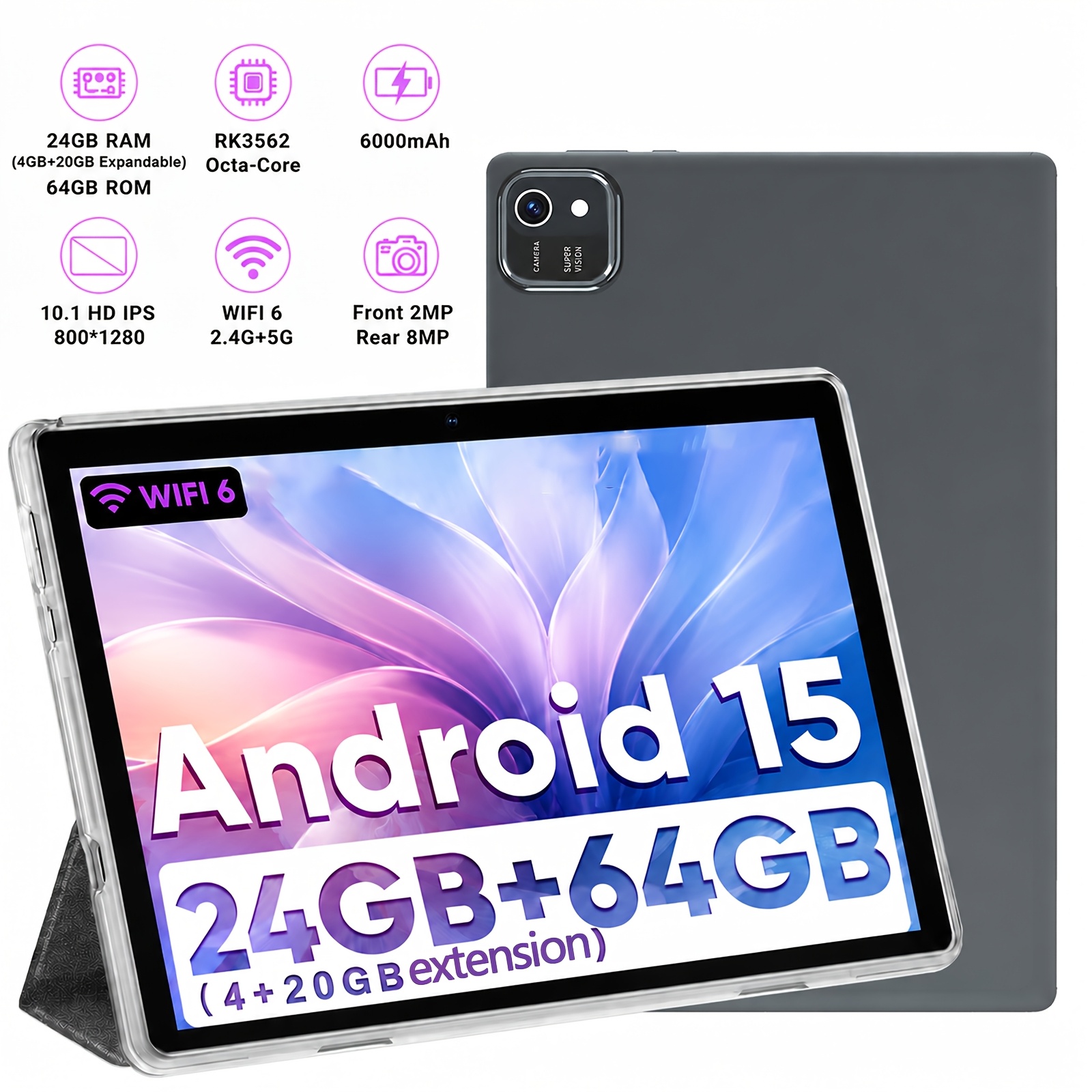 Tablet Android15 2-in-1 10,1 i - Ram Tablet Accessories ulasan dan harga