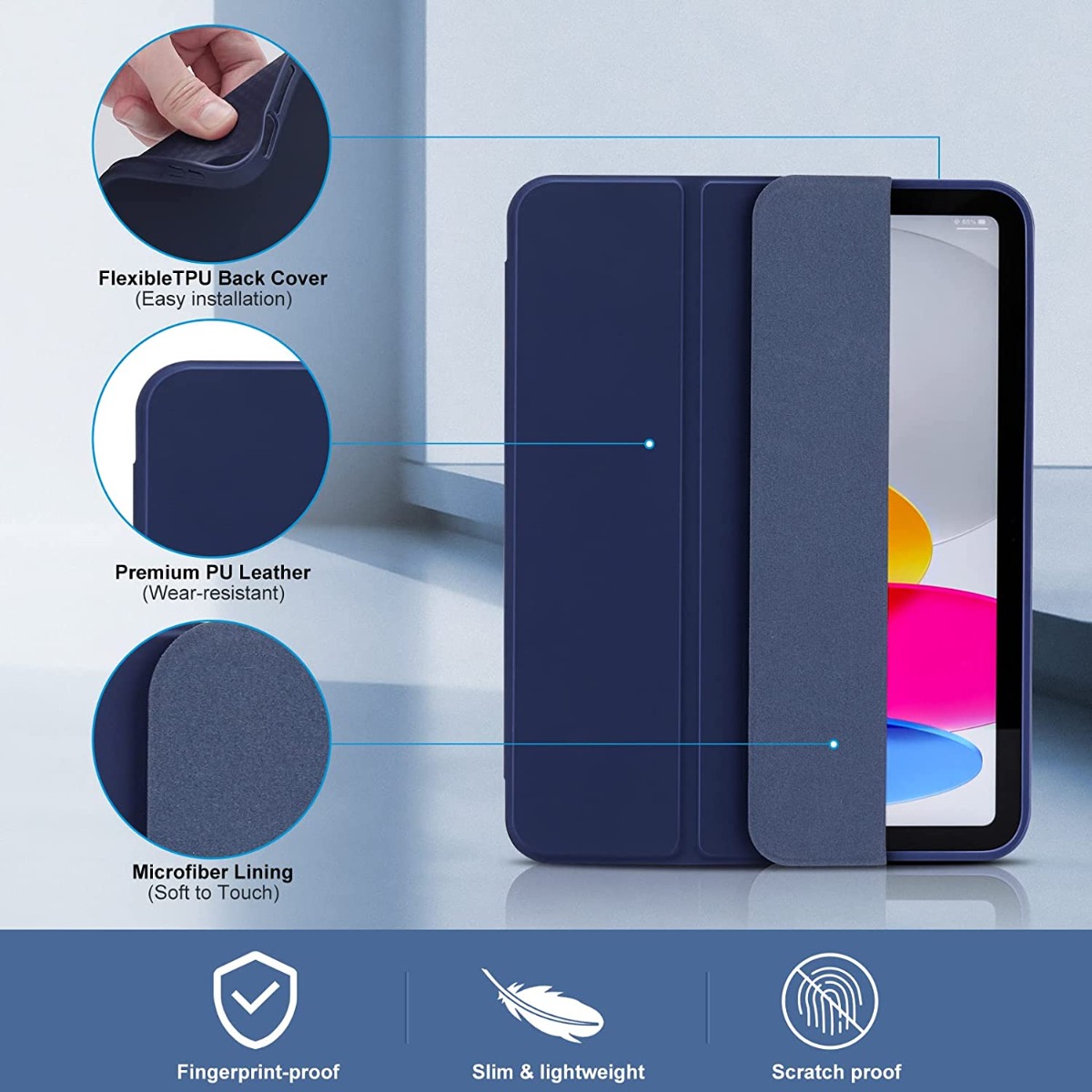 Dengan tempat pensil Funda unt - Ipad Cover Folio ulasan dan harga