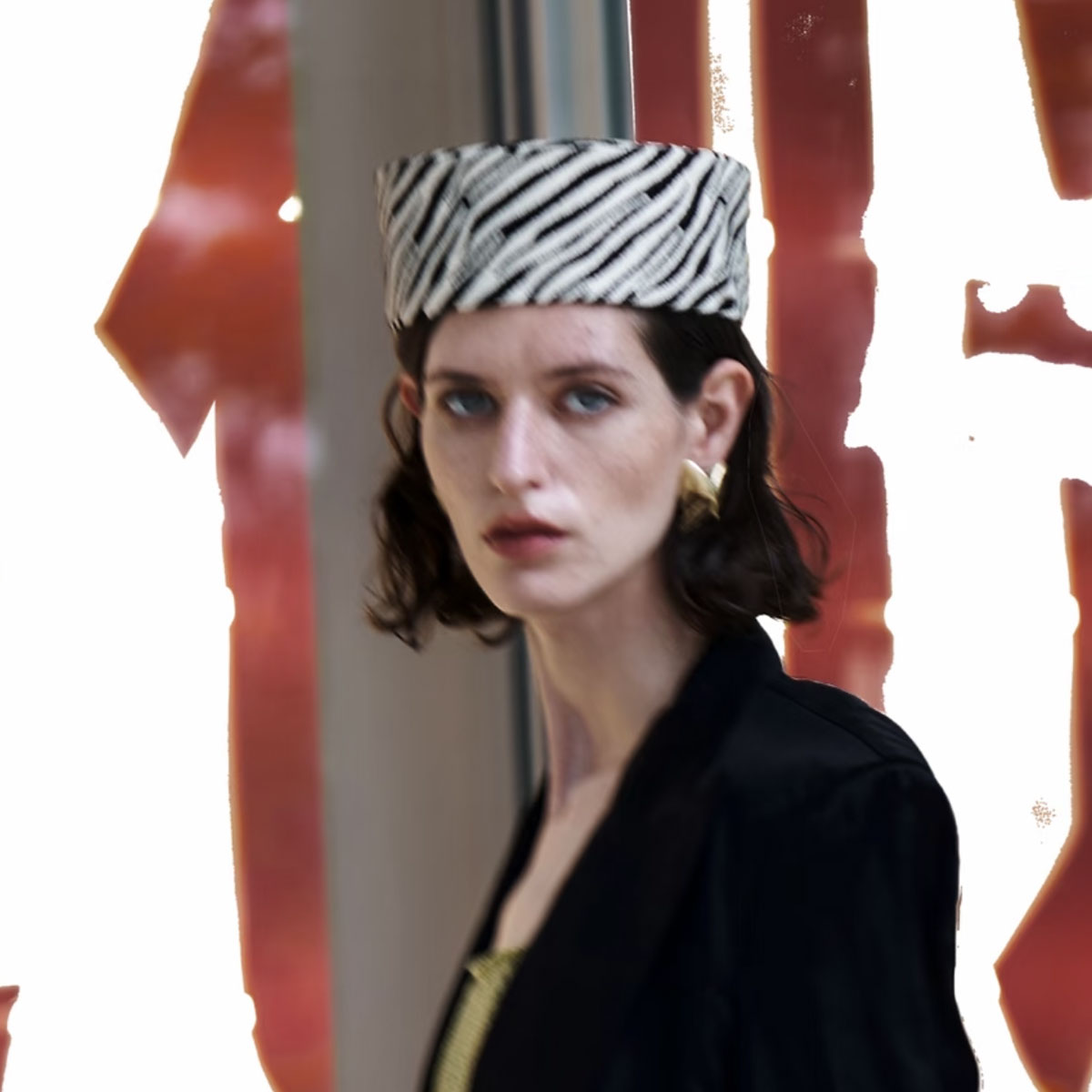 Topi Baret Motif Zebra untuk W - Zebra Tablet Accessories ulasan dan harga