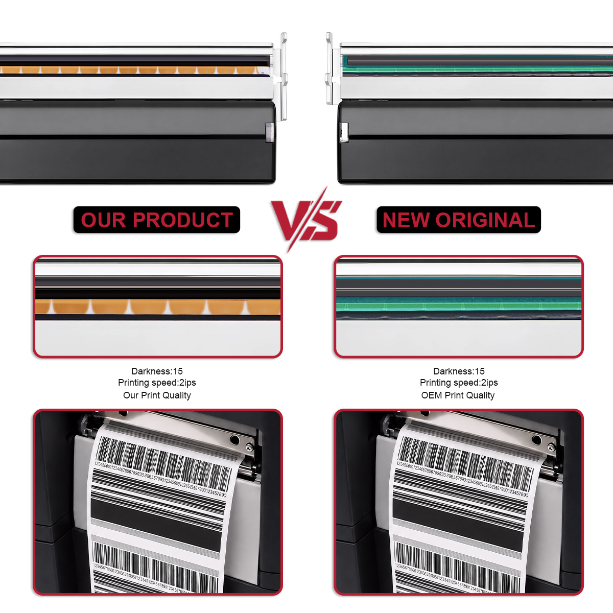 Kepala Cetak Termal 203Dpi unt - Zebra Tablet Accessories ulasan dan harga